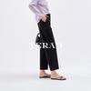 OL Texture Commuter Nine-point Wide Leg Casual Pants for Women