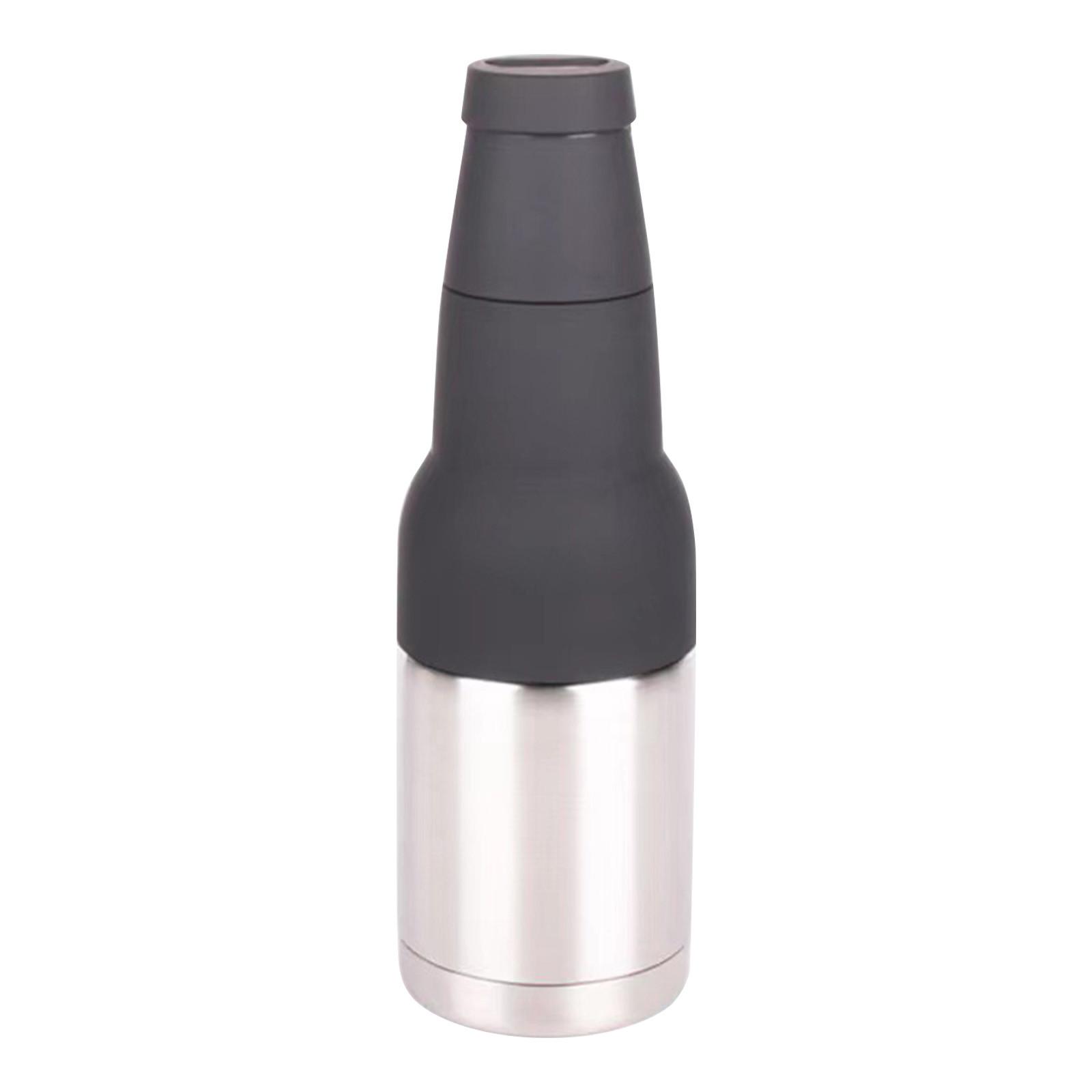 

Изолятор для банок и пивных бутылок, охладитель для банок с двойной стенкой из нержавеющей стали, держатель для пивных бутылок на 12 унций One Size серебряный