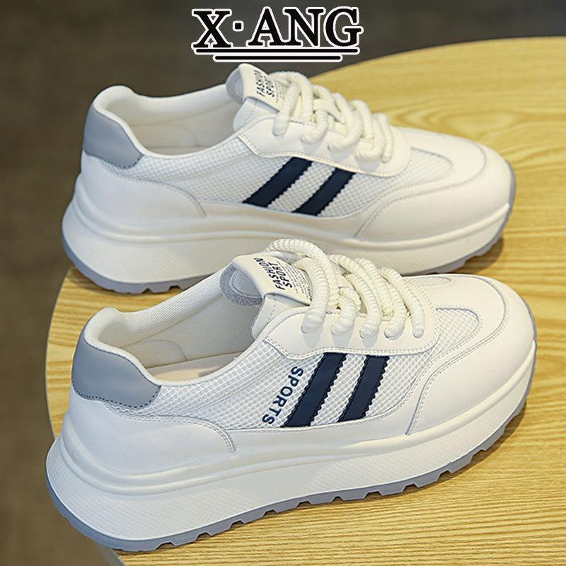 Summer hollow mesh breathable leather children's new casual sports women's shoes lightweight running shoes