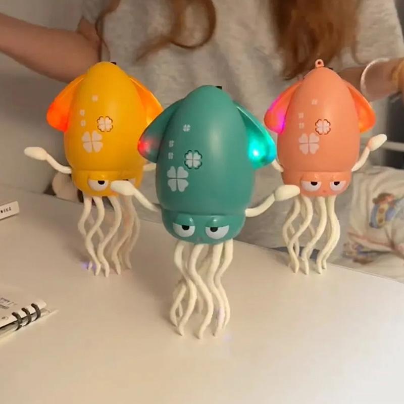 Trendy Dancing Squid Wiggly Wonder Octopus Toy with LED Lights and Music Kids Electronic Pet Toys Interactive Development Toys