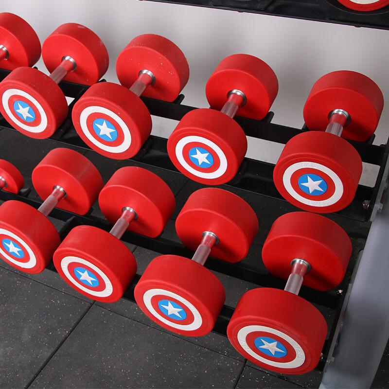 Three-Tier 15-Pair Dumbbell Rack