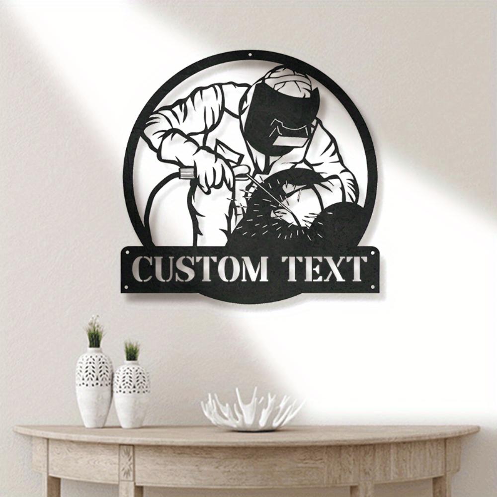 Exclusive Custom Welder Metal Sign Garage Workshop Wall Decor Heavy Duty