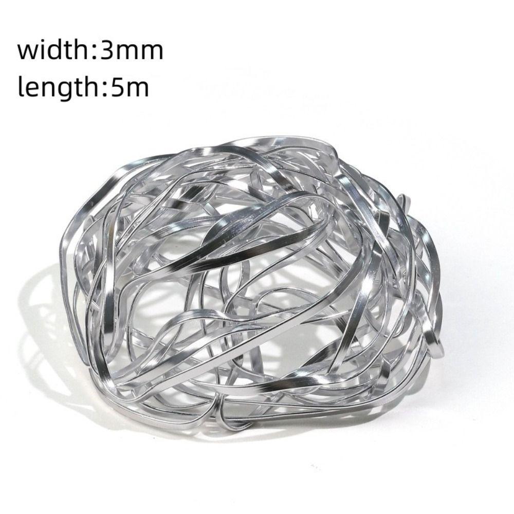 

Wire Ball Floral Cage 5m 3m Flower Lid Arranger Quality Twistable Floral Frog Vase 5m срібний