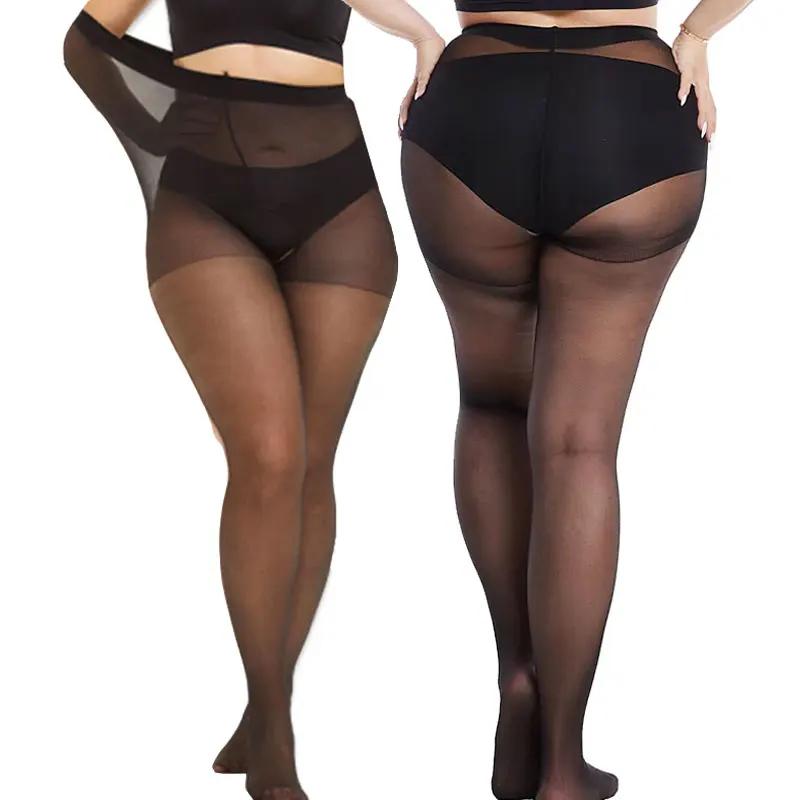 1/3pairs Women's Slim Fit Anti Hook Silk Pantyhose High Elasticity Breathable Ultra-thin Bottom Socks Leggings