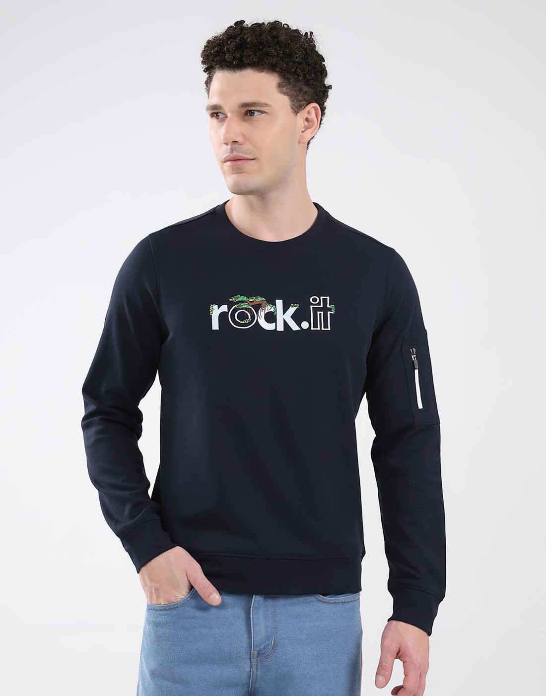 

Rock.It Men s Smart Fit Fit Sweatshirt XXL темно-синий