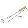 Barbecue Grill Fork Utensil Tool Portable BBQ Meat for Campfire Grilling Party Outdoor