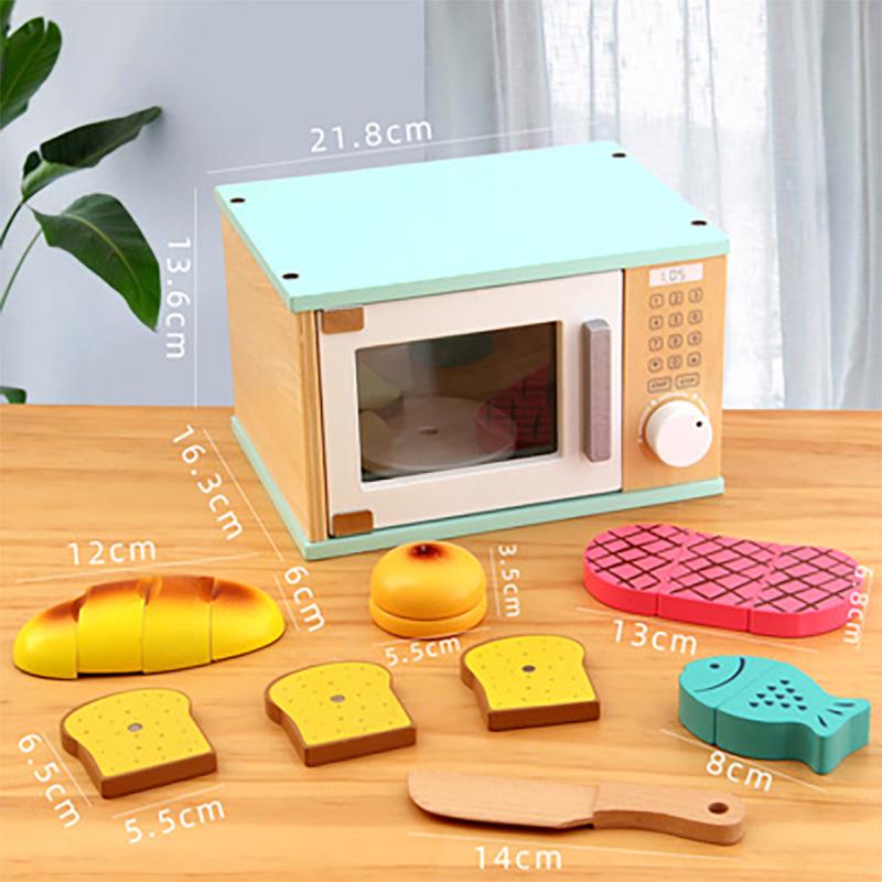 Wooden Kitchen Playset for Kids - Birthday Gift for Girls
