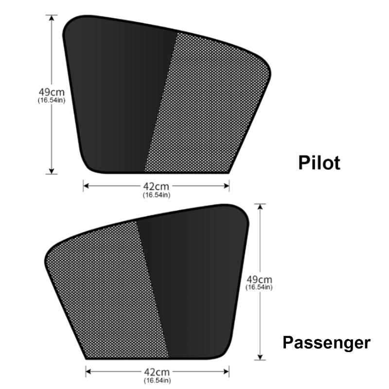 1/2Pcs Magnetic Car Sun Shade Side Window Sunshade Sun Blocking UV Protection Curtains Sun Shield Protector Car DIY Accessories