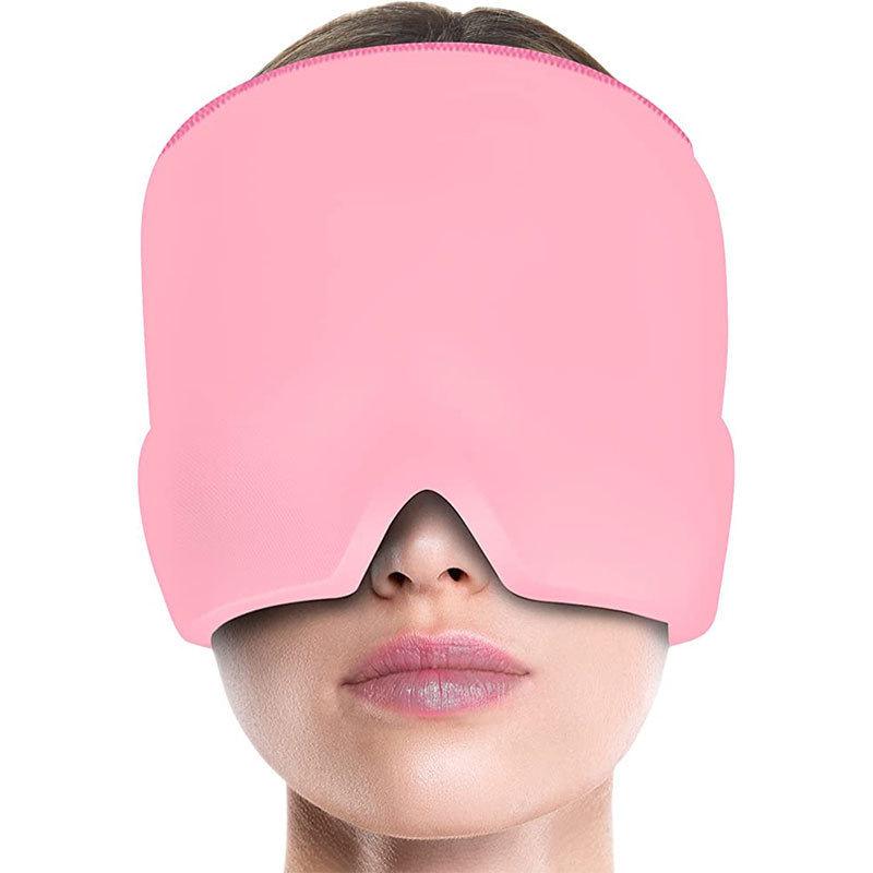 Cooling Gel Ice Cap: Hot/Cold Compress Eye and Head Mask for Physiotherapy