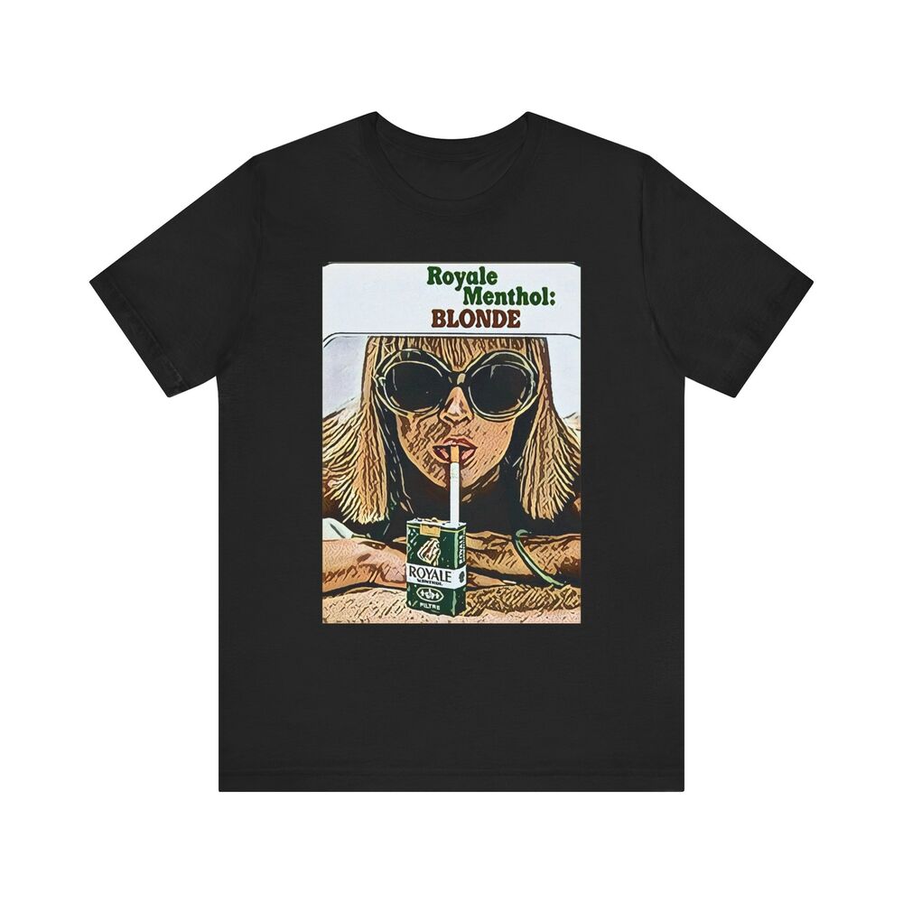 

Royale Menthol Blonde Retro Graphic Print Unisex Jersey Short Sleeve Tee Shirt 3XL