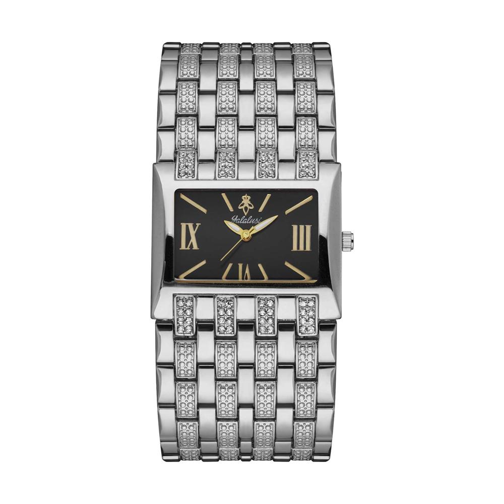 Yalalusi Square-Dial Women's Watch Luxury Diamond-Set Bracelet Quartz Wristwatch Versatile Women's Watch Stylish Gift for Women
