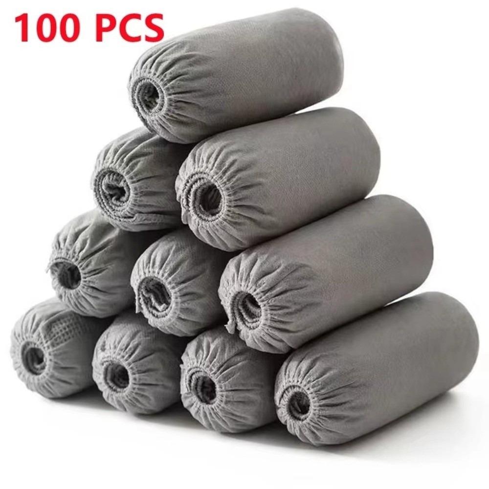 Wear Resistant Disposable Shoe Covers Non-woven Fabric Waterproof Overshoes Dustproof Home Office Workplace Reusable