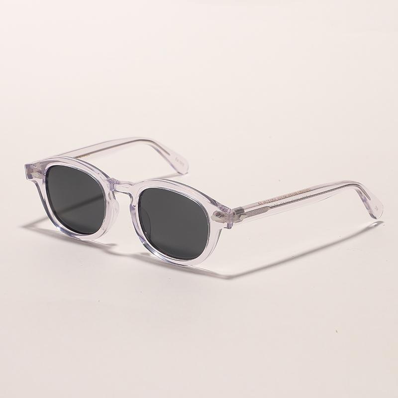Retro Johnny Depp Sunglasses Men Women Polarized Sun Glasses Brand Vintage Acetate Frame For Male Eyeglasses Eyewear