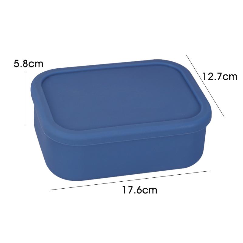 Silicone Bento Boxes Lunch Container,  Leak-Proof Lunch Container, BPA-Free, Dishwasher Safe