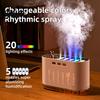 RGB Light Mist Diffuser Air Humidifier with Music Sync Lights Large Water Aroma Tank USB-Powered Desktop Aromatherapy Machine Essential Oil