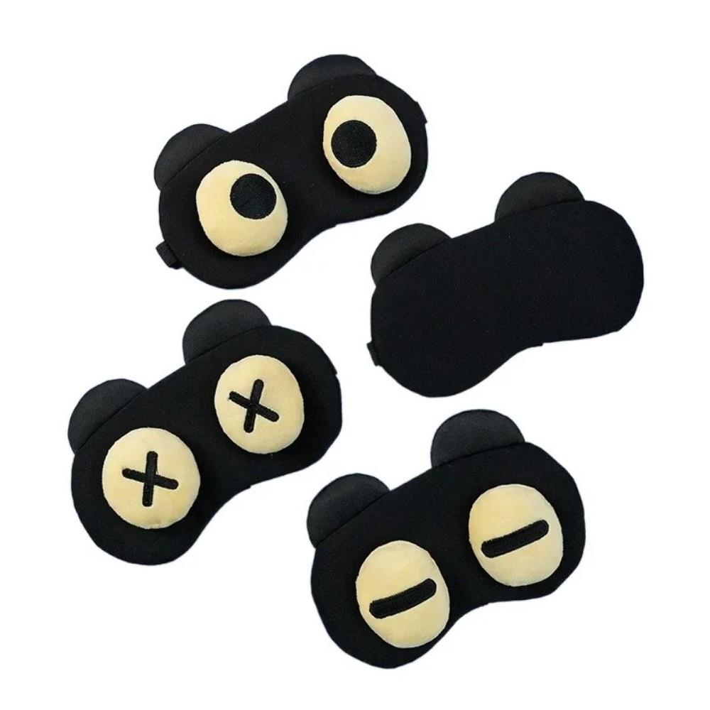 Cartoon Plush Sleep Eye Mask Skin-friendly 3D Eye Mask Lovely Plush Sleep Mask  Dream Night