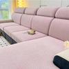 Universele bankhoes elastische all-inclusive dikke bankzitkussen antislip L-vormige bankhoes meubelbeschermer