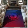 Rangers FC Soccer Football Pattern Soft Area Rug Non Slip Indoor Floor Carpet Sports Decor Mat for Bedroom