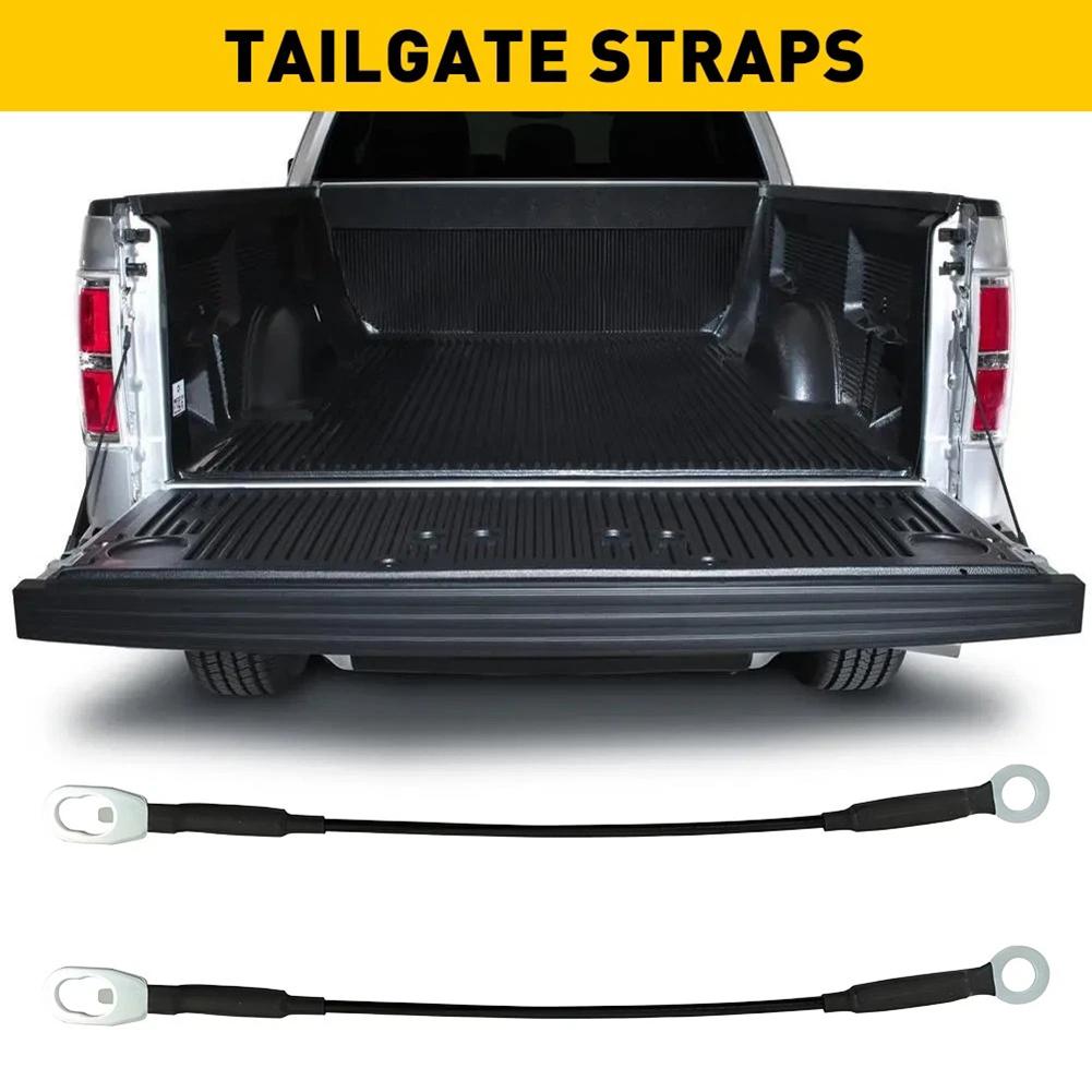 Pair Rear Tailgate Support Cables Lift Straps For Nissan Frontier 1998-2004 Compatible OEM 90460-8B400 Auto Parts