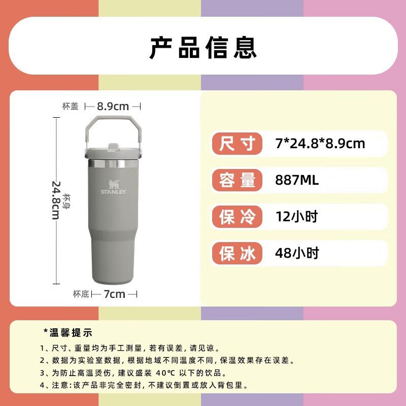 

Stanley IceFlow 2.0 Stainless Steel Vacuum Straw Tumbler