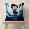 5D Anime C-Coraline Cushion Cover Inches Farmhouse Decor Home Throw Pillow Covers For Couch Decorations