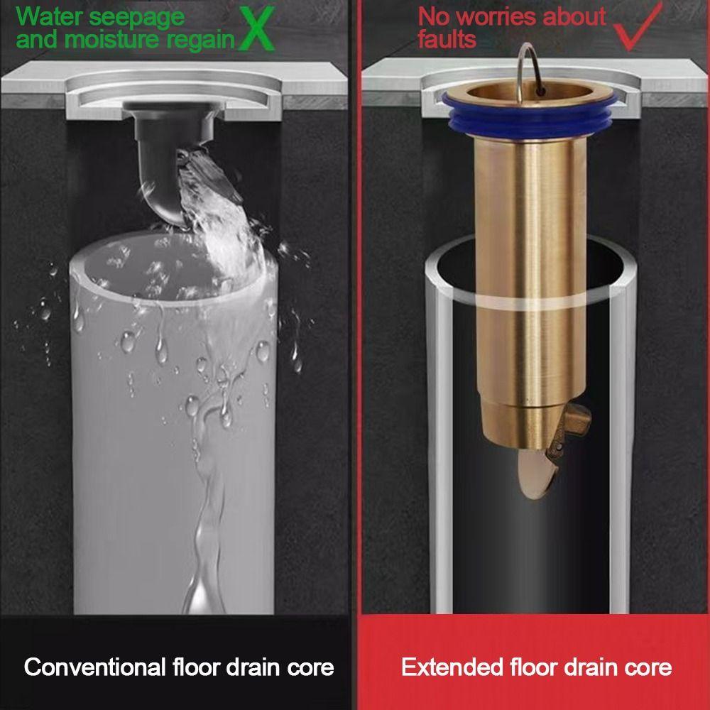 Geruchshemmende Abflussabdeckung Abnehmbarer Waschbecken-Abflussfilter Bodenabfluss-Einsatz Küchen- und Badezimmerzubehör