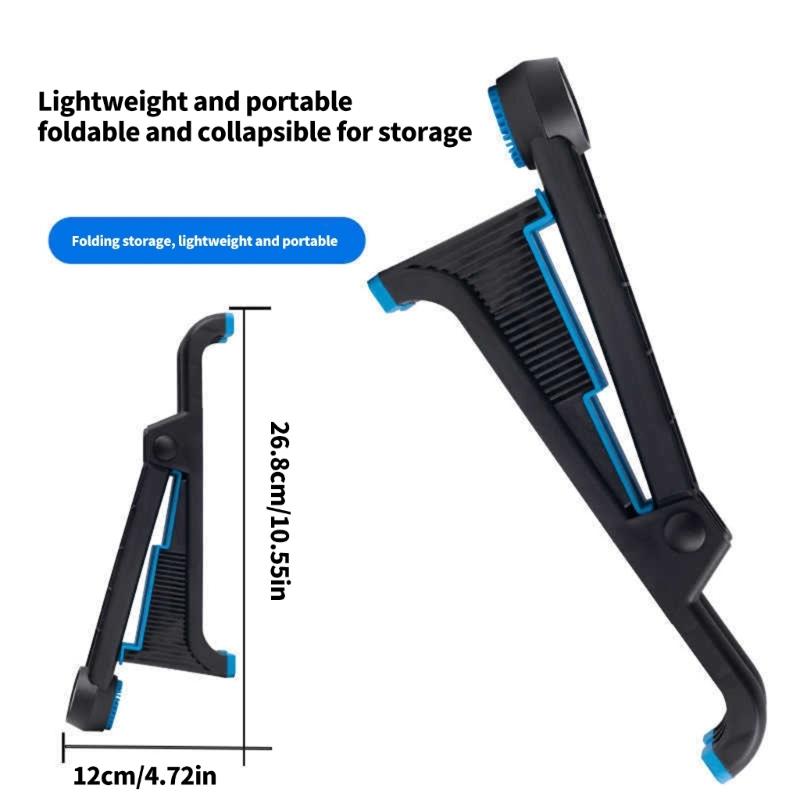 Sturdy Foldable Guitar Stand With Nylon For Solid Support Preventing Instrument Slips On Various Terrains