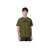 Anta Casual Series Simple Solid Color Loose Round Neck Pullover Short Sleeve T-Shirt Unisex Tops Rifle-Green 972538102-1