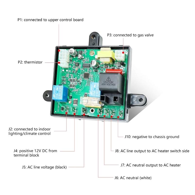 Fridge Circuit Control Board Fridge Circuit Board for RM2652 Refrigerator Power Module Board 3316348900 3316348.900