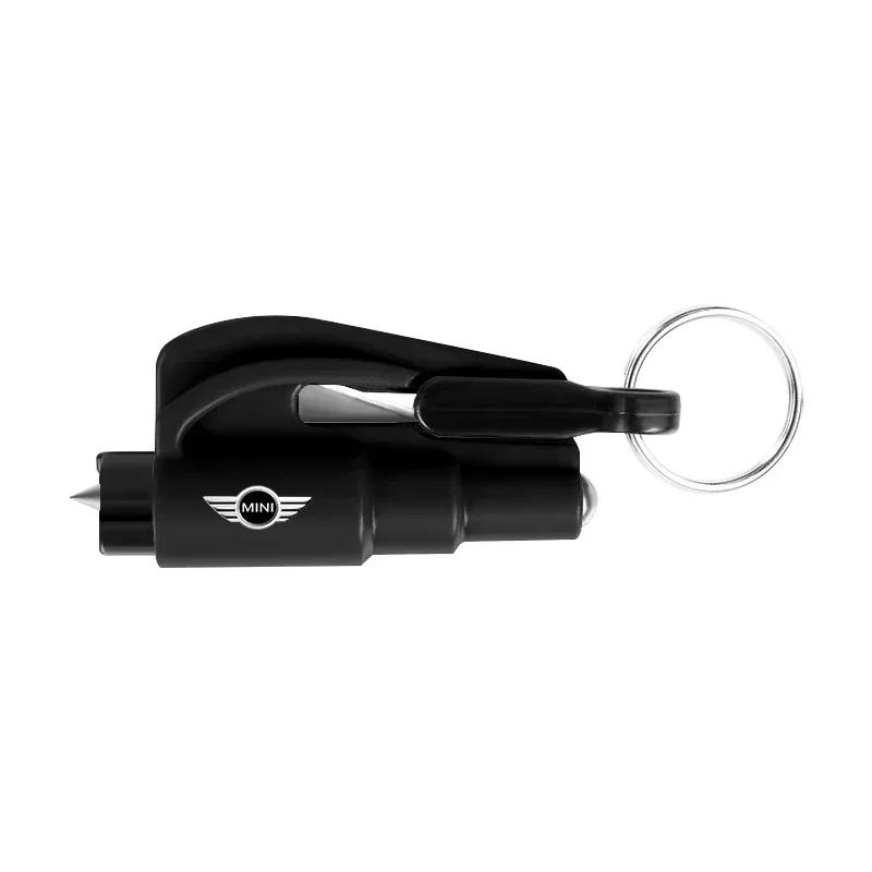 

B4 A5 For Bmw Mini Car Safety Hammer Auto Emergency Glass Window Breaker Seat Belt Cutter For Mini Cooper R50 R52 R53 R55 R56 R6 чёрный