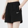 Nike Embroidered Logo Breathable Sportswear Knit Shorts Women Bottoms Black DM6729-010