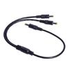 2 Way Power Distribution Cable, 5.5x2.5mm  Adapter Power Splitter Cable for LED Lighting and Surveillances Gear