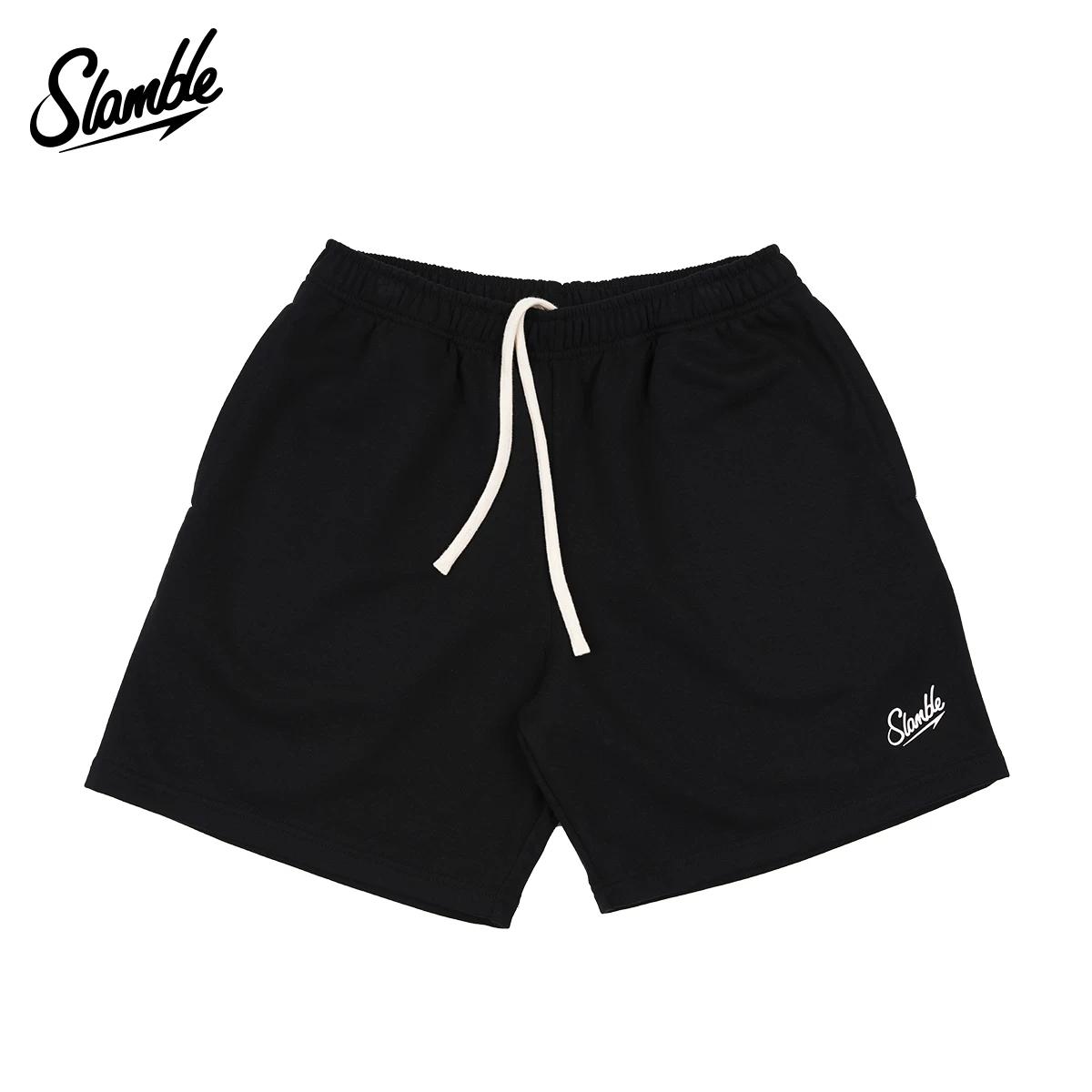 Slamble American Casual Workout Sweat Shorts S чёрный