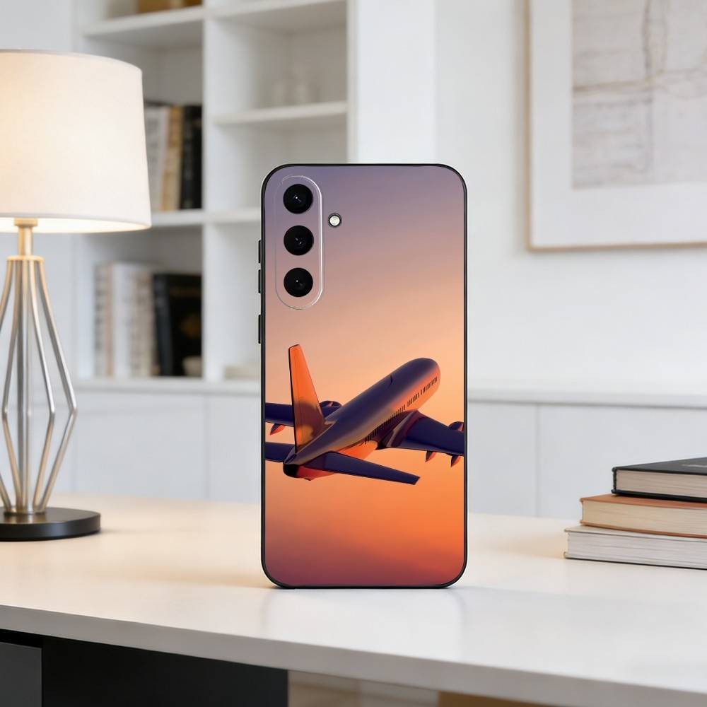 Airplane Plane  Phone Case For Samsung Galaxy A73,A72,A71,A70,A52,A51 Others Soft Black Cover