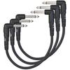 D'Addario Daddario Patch Cable (Shielded Cable) Classic Series Patch Cable 3 Piece Set PW-CGTP-30...