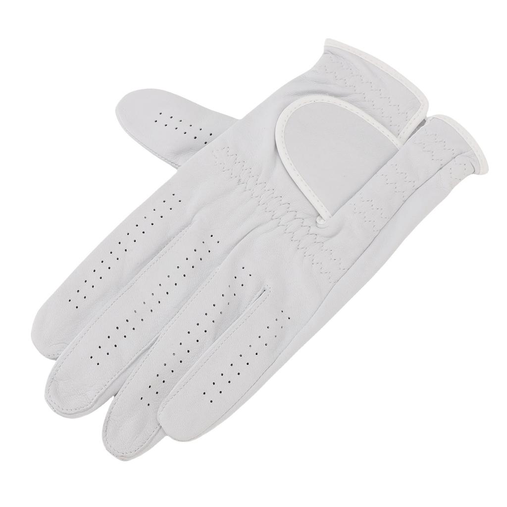 Left Handed Club Glove Sheepskin Breathable Good Grip Club Full Finger Glove for Hot Humid Weather Training M