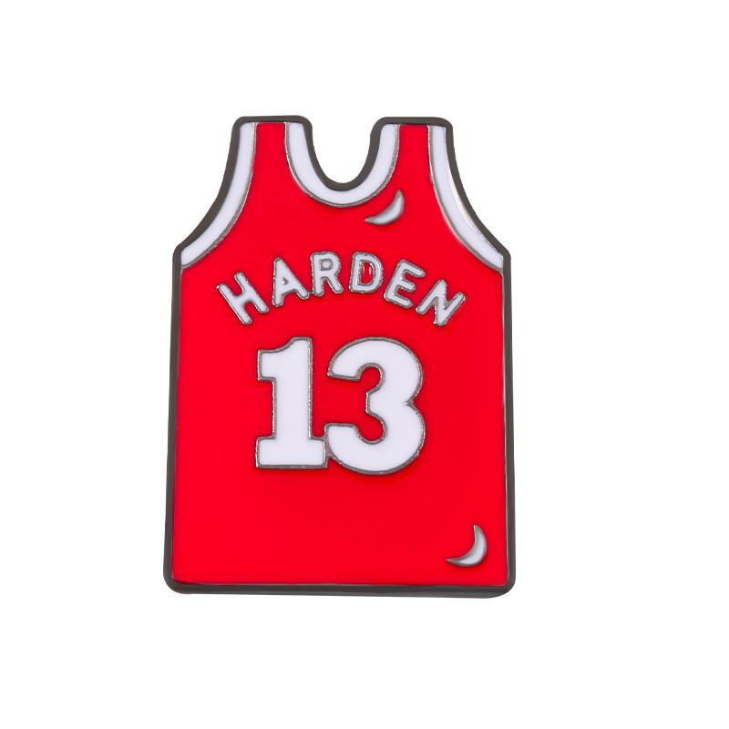 

Звездный Джерси Баскетбольный Значок Декоративная Сплавная Брошь Модная Брошь Для Аксессуаров Для Одежды И XZ6126