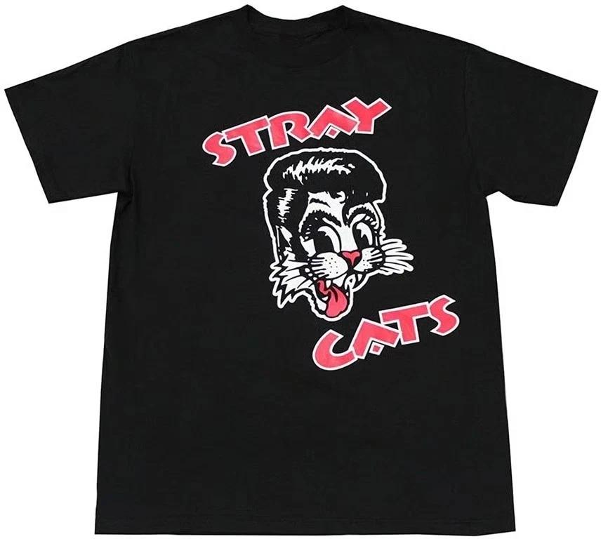 

Stray Cats Cat Head Logo T-Shirt S to 5XL Q4589 4XL