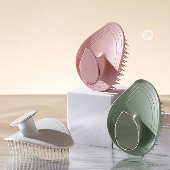 Shampoo Brush Scalp Massager for Hair Growth And Dandruff Cleaning Soft Bristles Hair Washing Brush Gentle Exfoliating Massager for Home Travel Salon