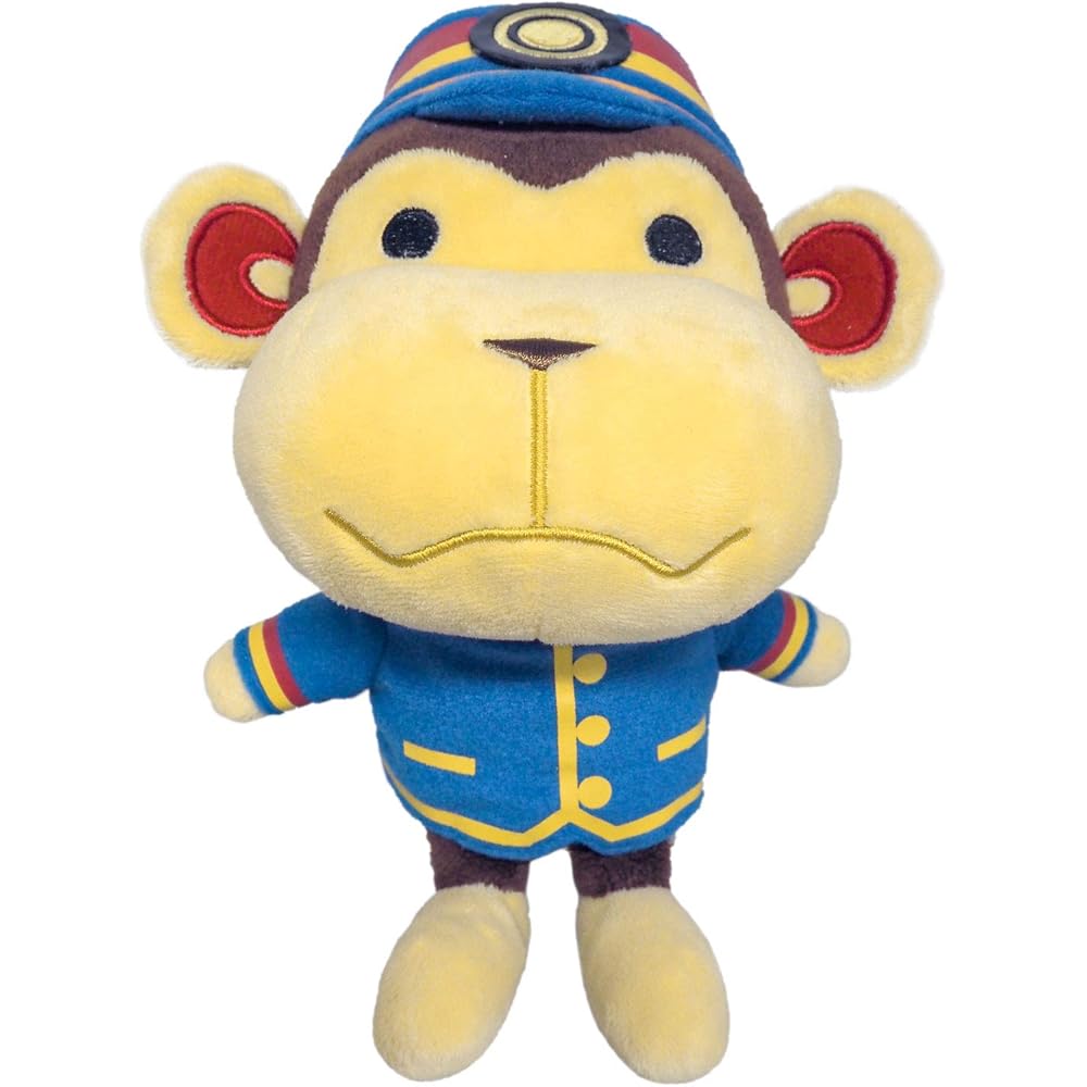San-ei Trading Animal Crossing All Star Collection Station Master Plush Toy 14cm x 13.5cm x 18cm