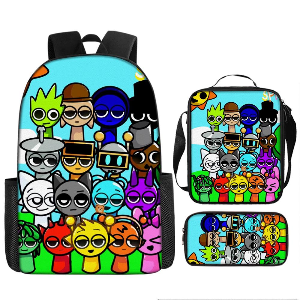 Nowa Gra Rhythm Box Sprunki Plecak Torba Szkolna dla Dzieci Plecak