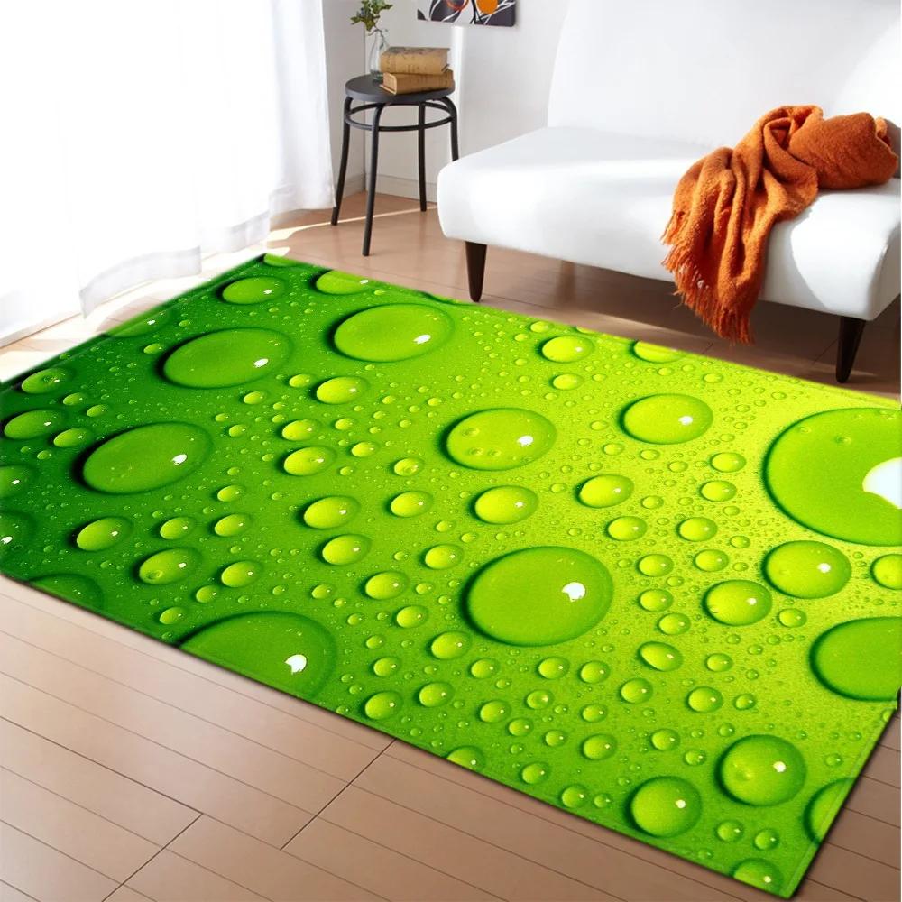 3D Print Poppies Flower Carpet Natural Scenery Floor Mat Sunlight Landscape Home Entrance Door Mat Living Room Rugs Bathroom Mat