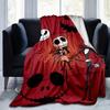 1pc, Cozy Nightmare Before Christmas Home Decor Blanket: Perfect Gift for Bedroom, Living Room, Travel, Camping, Car