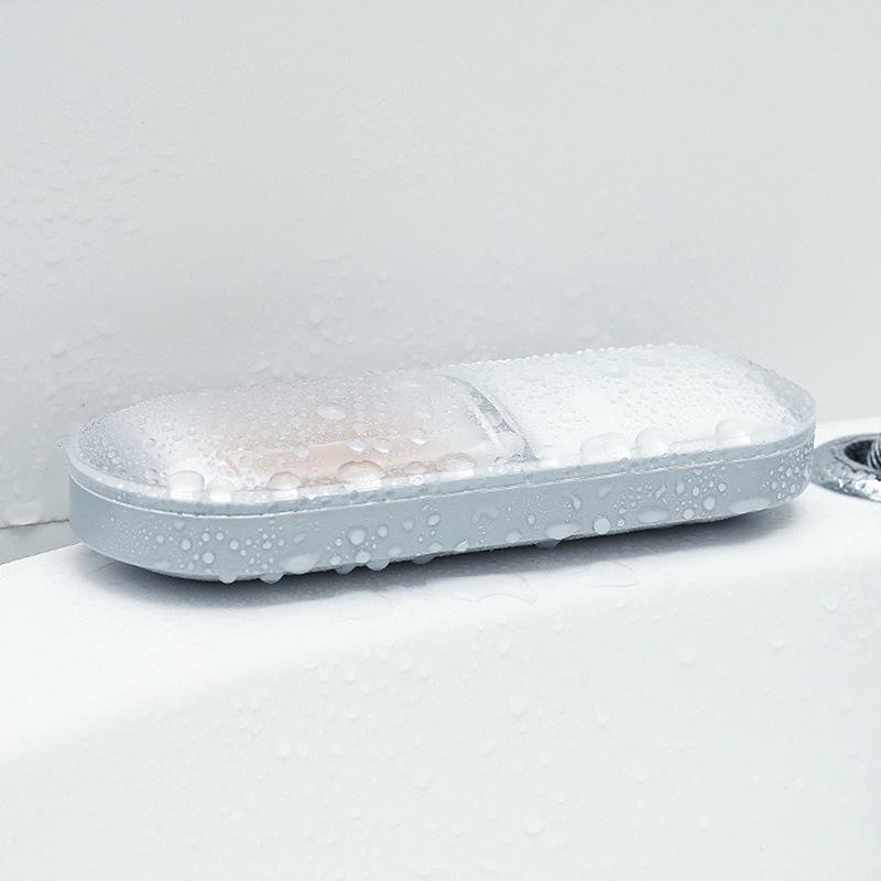 Capsule Dust-Proof Cotton Swab Storage Box Multi-Function Compartment Cotton Swab Cosmetic Cotton Toothpick Sundries Storage Box