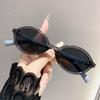 Retro Oval Sunglasses Female Stylish Vintage Glasses Latest In Trendy Brand Design Lady Shades Eyewear UV400 Gafas De Sol