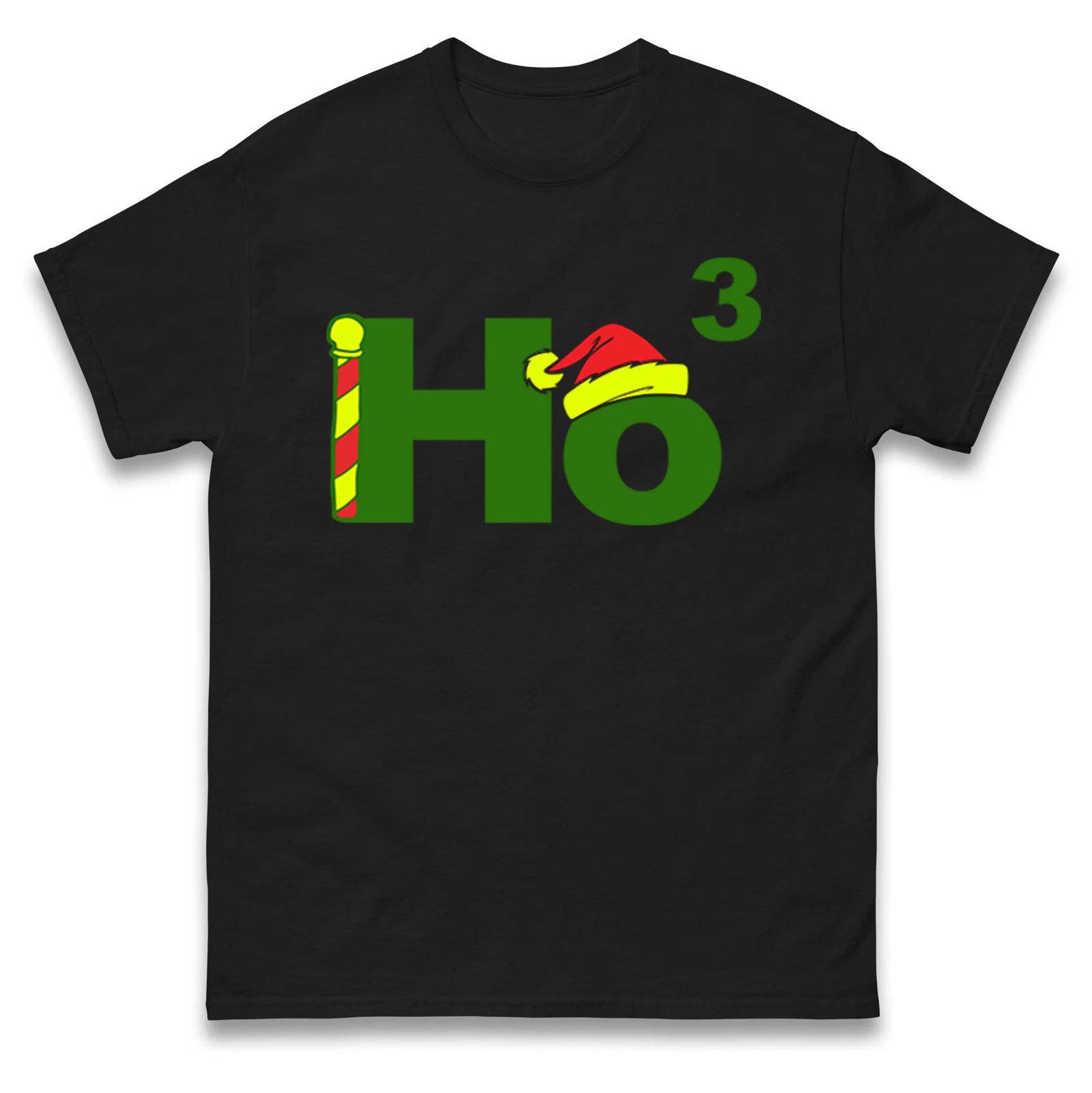 Santa Ho3 Funny Math Christmas T Shirt,Offensive Christmas Tee,Ugly Christmas L