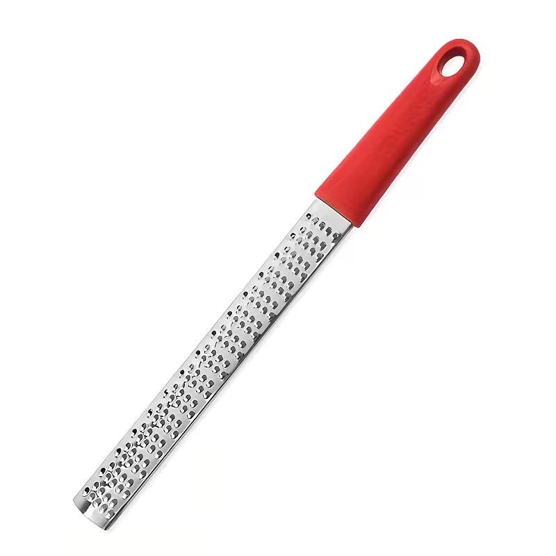 Stainless Steel Zester Grater Lemon Cheese Grater Manual Ginger Garlic Vegetable Grater Kitchen Tool with Handle