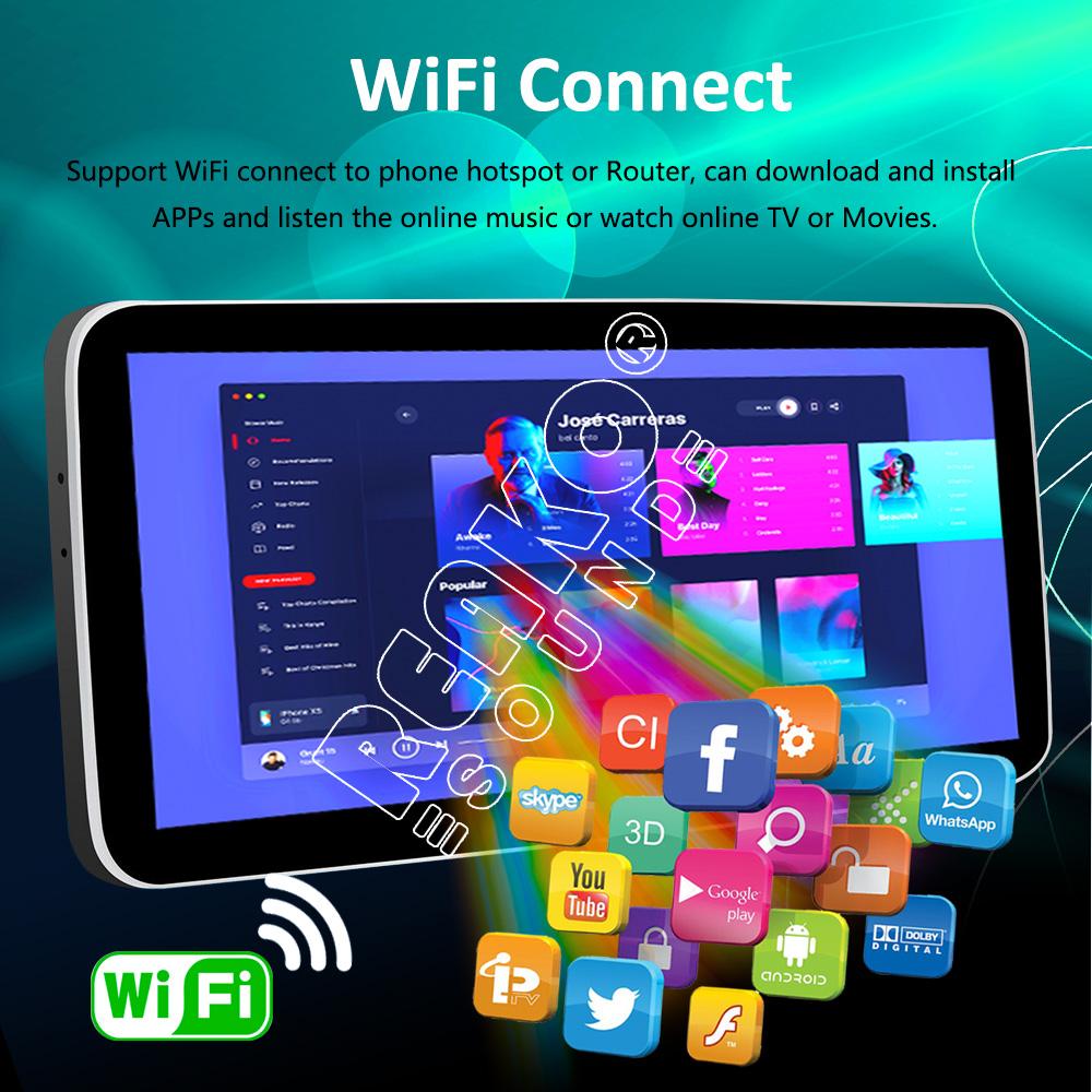 12.3" inch Car Android CarPlay Auto Car Radio Stereo Video Player navigation GPS 2 din Universal Multimedia For 2 DIN 9" Frame