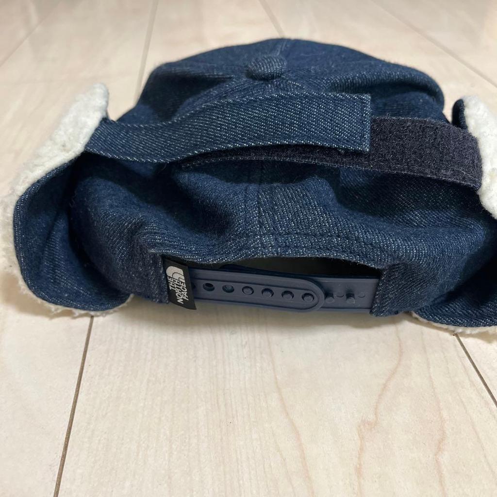 Used THE NORTH FACE denim earflap cap