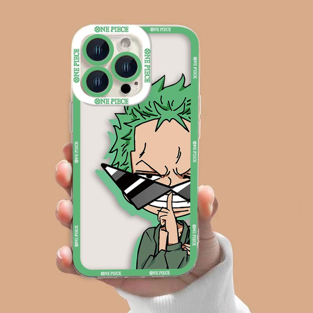 One P-Piece Luffys Zoros Clear Phone Case For Samsung A73 A72 A71 A57 A56 A55 A54 A53 A52 A51 A36 A35 A33 A32 A26 A23 A22 Case